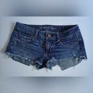 American Eagle women's denim short shorts-size 6
